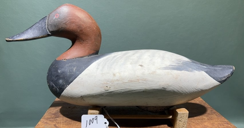 MADISON MITCHELL CANVASBACK DRAKE 1956: ~ 16" LONG