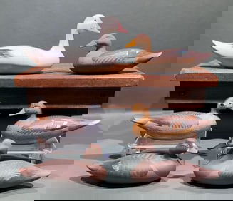 6 BOBBY JOBES MINIATURE DECOYS