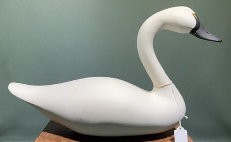 JOHN CLARK HALF SIZE SWAN DECOY 1989