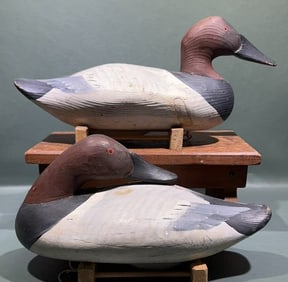 2 BOB JOBES ANTIQUE STYLE CANVASBACKS