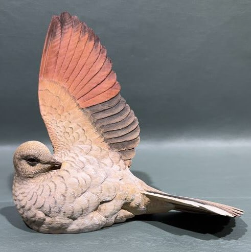 RICHARD FINCH DECORATIVE DOVE: 7" X 6"