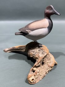 ALLAN SCHAUBER MINI CANVASBACK ON WOOD