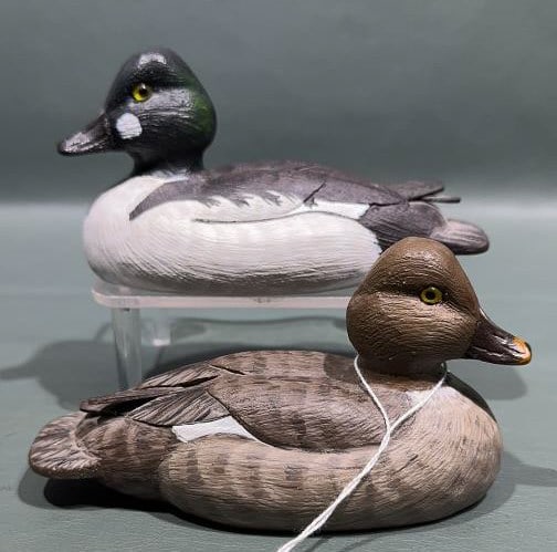 PAIR PAUL LODER MINI GOLDENEYES: 5" LONG