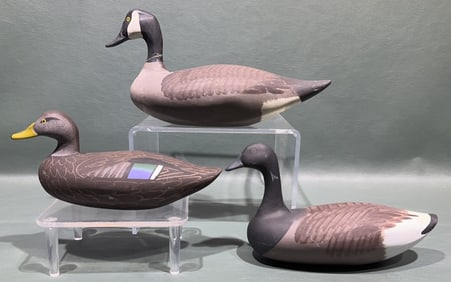 3 BOB JOBES MINIATURE DECOYS