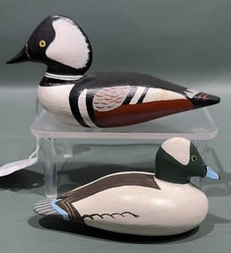 WS GRANT MINI HOODED MERGANSER & BUFFLEHEAD