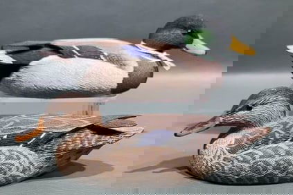 PAIR OF GREG DAISEY MINI MALLARDS