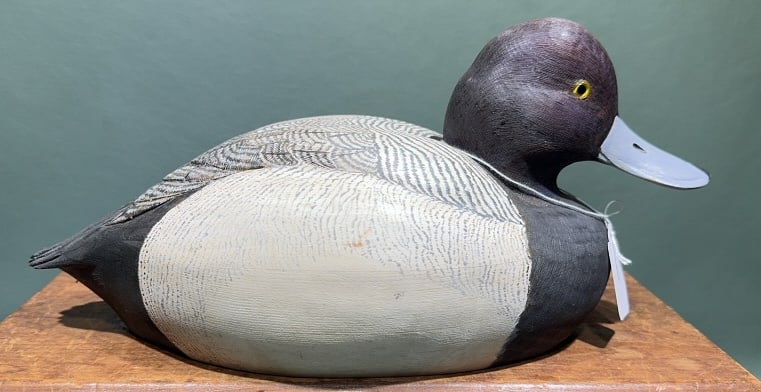 BILL HICKSON DECORATIVE BLUEBILL: 13" LONG