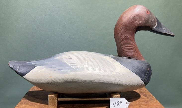 BOB JOBES HIGH HEAD CANVASBACK: 16" LONG