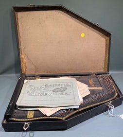 MENZENHAUER GUITAR-ZITHER W/ CASE & BOOKLET