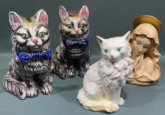 CERAMIC PLANTERS & MARY PLANTER LOT (1 of 10)