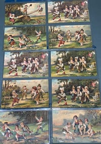 COLUMBIAN EXPO. DIRIGIBLES, ETC. POSTCARDS