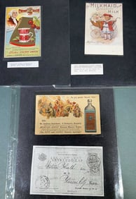 COLLECTION OF ADVERTISING POSTCARDS