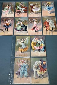 "TUCK CARNIVAL SERIES" SET OF 12 POSTCARDS
