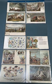 LARGE LOT OF ROYALTY & HISTORIC POSTCARDS