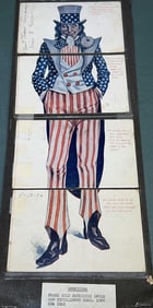 FRANZ HULD PATRIOTIC UNCLE SAM INSTALLMENT CARD