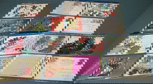 COLLECTION OF CHRISTMAS SEALS & POSTCARDS