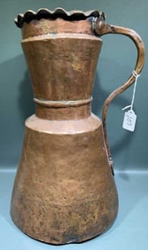 LARGE ANTIQUE COPPER VESSEL