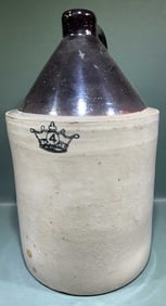 ANTIQUE 4 GALLON STONEWARE JUG