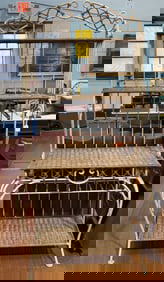 IRON & WICKER BAKER'S RACK