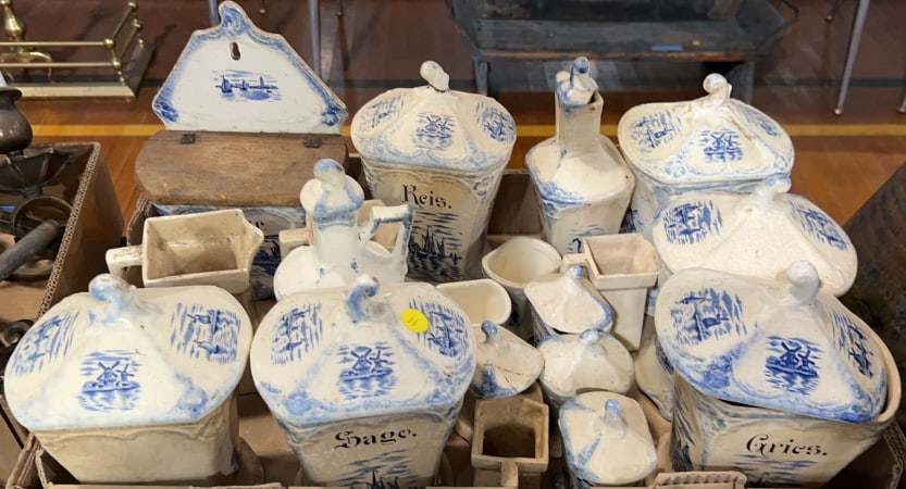 BLUE & WHITE CANISTER SET (1 of 6)