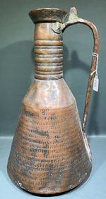 ANTIQUE COPPER WATER PITCHER