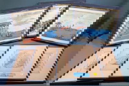 8 VARIOUS FRAMED PRINTS