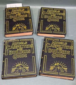 AUDELS CARPENTERS & BUILDERS GUIDE VOL 1-4
