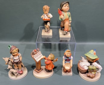 SIX VARIOUS HUMMEL FIGURES