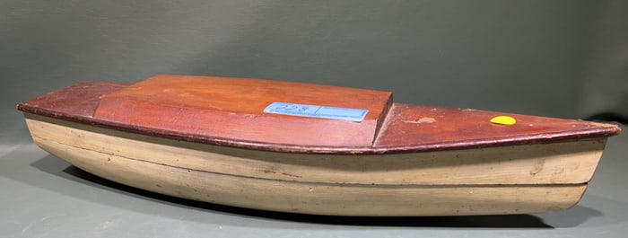 ANTIQUE WOODEN SHIP HULL