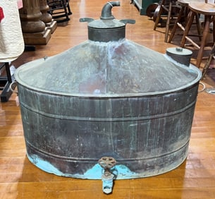 LARGE ANTIQUE COPPER STILL