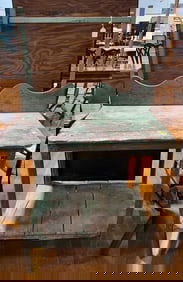 ANTIQUE PAINTED WASHSTAND