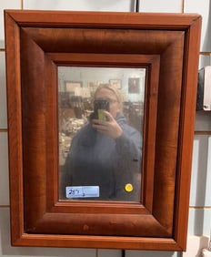 2 ANTIQUE OGEE MIRRORS