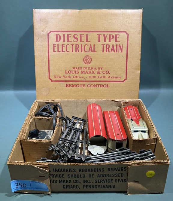 MARX "UNION PACIFIC" TRAIN SET - ORIGINAL BOX (1 of 5)