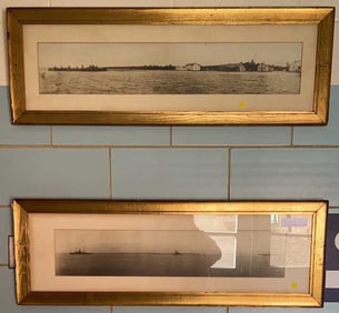 2 PANORAMIC PHOTOS BY GEORGE SHEAFER OF BALT. MD