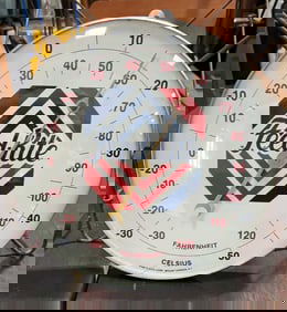 VINTAGE FEED-RITE ADVERTISING THERMOMETER