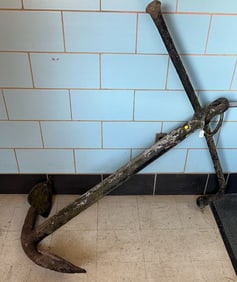 LARGE IRON ANCHOR