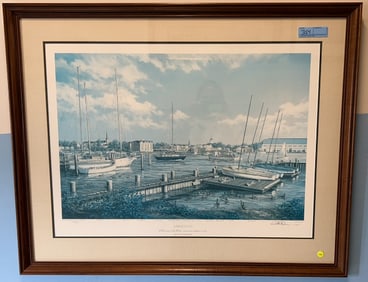 PAUL MCGHEE "ANNAPOLIS" FRAMED PRINT