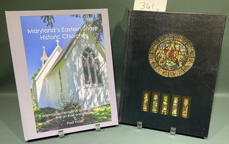 2 MD EASTERN SHORE HISTORICAL CHURCH BOOKS
