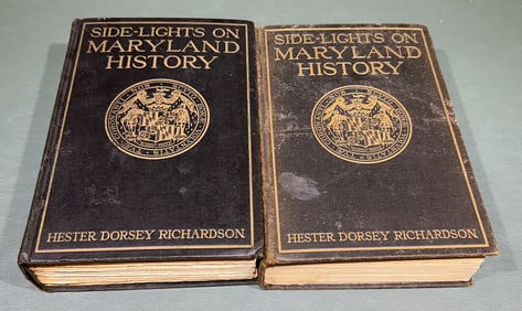 "SIDELIGHTS ON MARYLAND HISTORY" DORSEY RICHARDSON