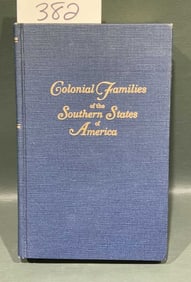 "COLONIAL FAMILIES OF THE SOUTHERN STATES OF AMERI