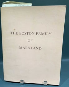 "THE BOSTON FAMILY OF MD" BY MATTHEW WISE