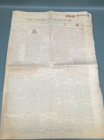 1809 "THE PEOPLE'S MONITOR, EASTON MD" NEWS PAPER