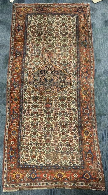 ANTIQUE ORIENTAL RUNNER RUG (1 of 6)