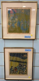 2 ARIANE BERMAN FRAMED ARTIST PROOFS