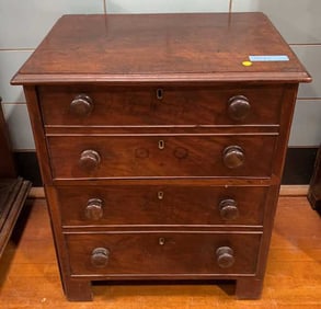 ANTIQUE ENGLISH MAHOGANY COMMODE