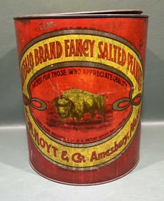 2 GALLON BUFFALO BRAND SALTED NUTS ADVERTISING