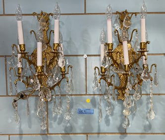 4 VERSAILLES ANTOINETTE WALL SCONCE