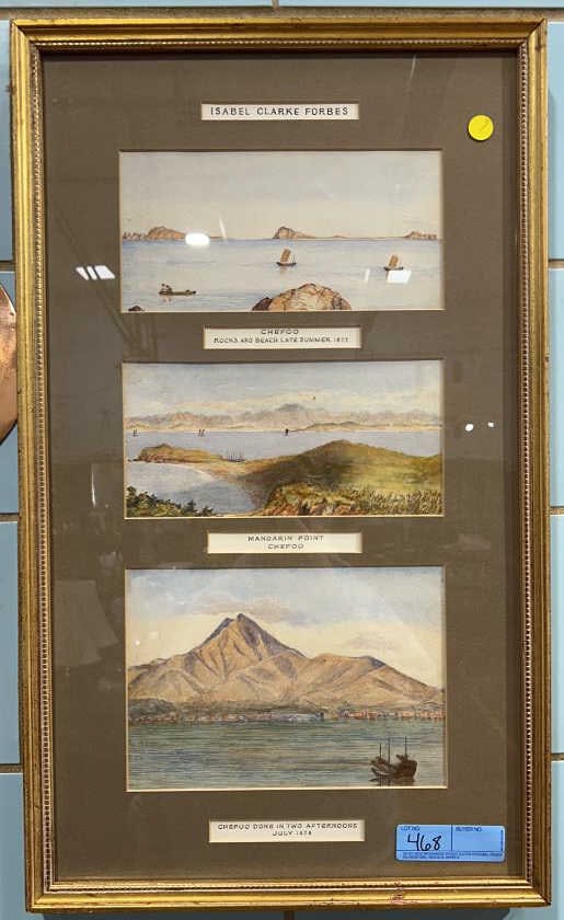 ISABEL CLARKE FORBES CHINA TRADE WATERCOLOR 1877 (1 of 3)