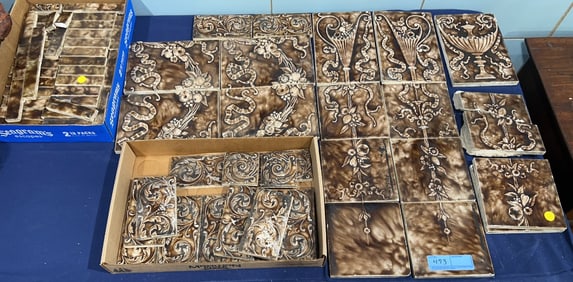 1880 TRENTON TILES FOR FIRE PLACE