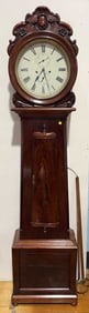 ANTIQUE SCOTTISH MAHOGANY GRANDFATHER CLOCK